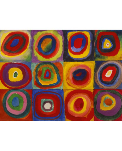 Kandinsky, Farbstudie quadrate Kandinsky, Farbstudie quadrate