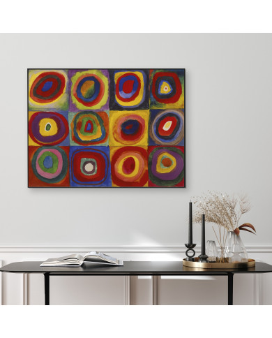 Kandinsky, Farbstudie quadrate Kandinsky, Farbstudie quadrate