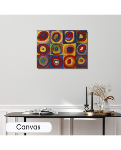 Kandinsky, Farbstudie quadrate Kandinsky, Farbstudie quadrate