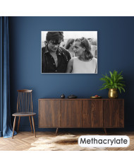 Alain Delon con Romy Schneider, rodaje de "La Piscine" de Jacques Deray,  1968