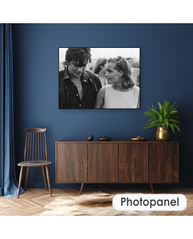 Alain Delon con Romy Schneider, rodaje de "La Piscine" de Jacques Deray,  1968 Alain Delon con Romy Schneider, rodaje de "La Piscine" de Jacques Deray,  1968