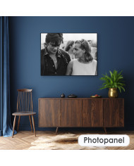 Alain Delon con Romy Schneider, rodaje de "La Piscine" de Jacques Deray,  1968