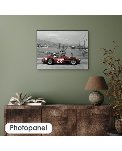 Sir Stirling Moss con su Maserati 250F, Gran Premio de Mónaco, 1956 Sir Stirling Moss con su Maserati 250F, Gran Premio de Mónaco, 1956