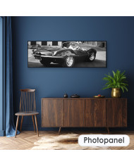 Steve Mcqueen conduciendo su Jaguar