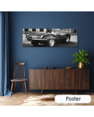 Steve Mcqueen conduciendo su Jaguar