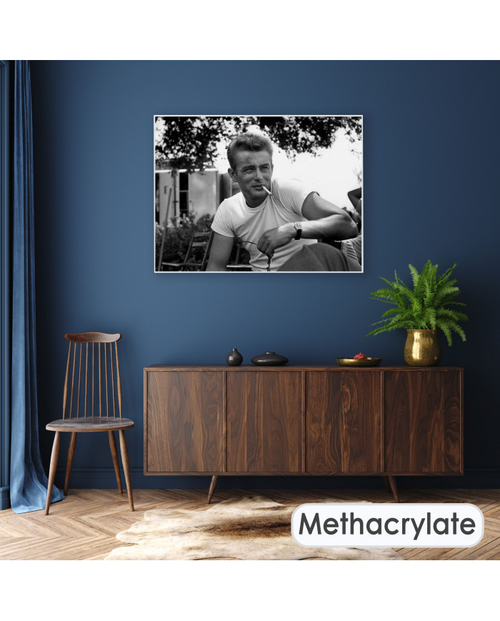 James Dean sur le tournage du film de Nicholas Ray (1955)