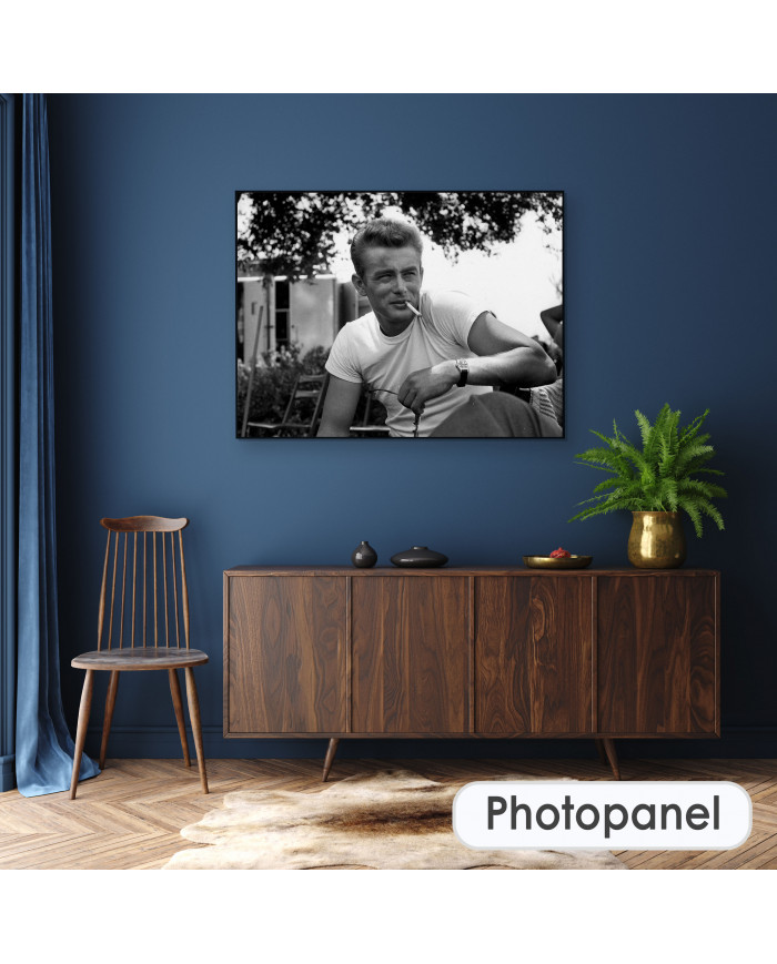 James Dean sur le tournage du film de Nicholas Ray (1955)