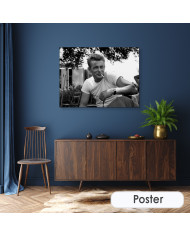 James Dean sur le tournage du film de Nicholas Ray (1955)