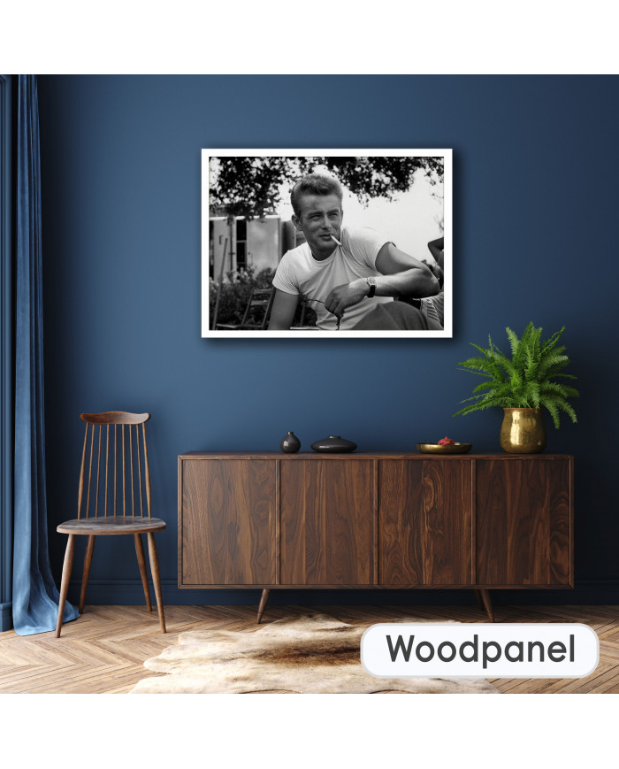 James Dean sur le tournage du film de Nicholas Ray (1955)