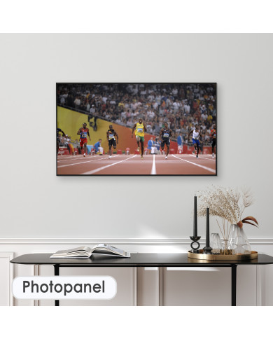 Usain Bolt en la final de 100 metros de Río, 2016 Usain Bolt en la final de 100 metros de Río, 2016