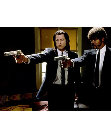 John Travolta y Samuel L Jackson en  "Pulp Fiction" John Travolta y Samuel L Jackson en  "Pulp Fiction"