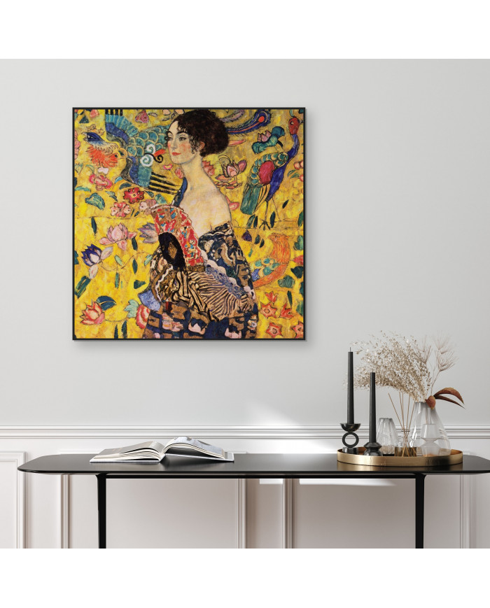 Gustav Klimt, Woman with fan