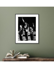 Tommie Smith y John Carlos en  los juegos de México, 1968