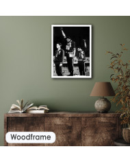 Tommie Smith y John Carlos en  los juegos de México, 1968