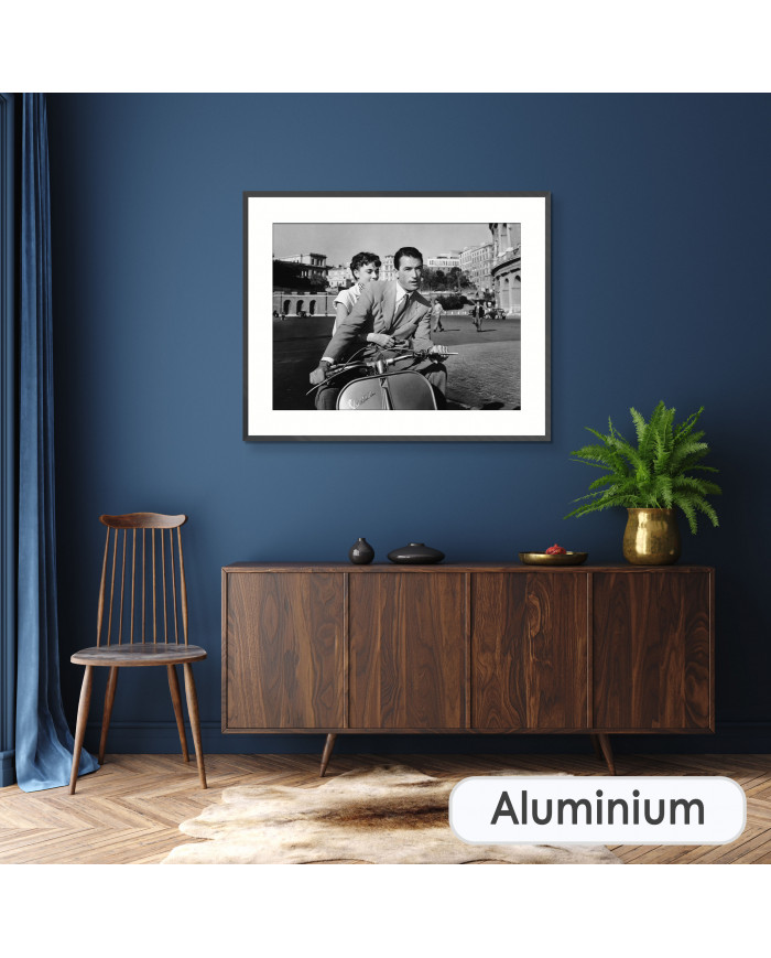 Gregory Peck y Audrey Hepburn en "Vacaciones en Roma", 1953