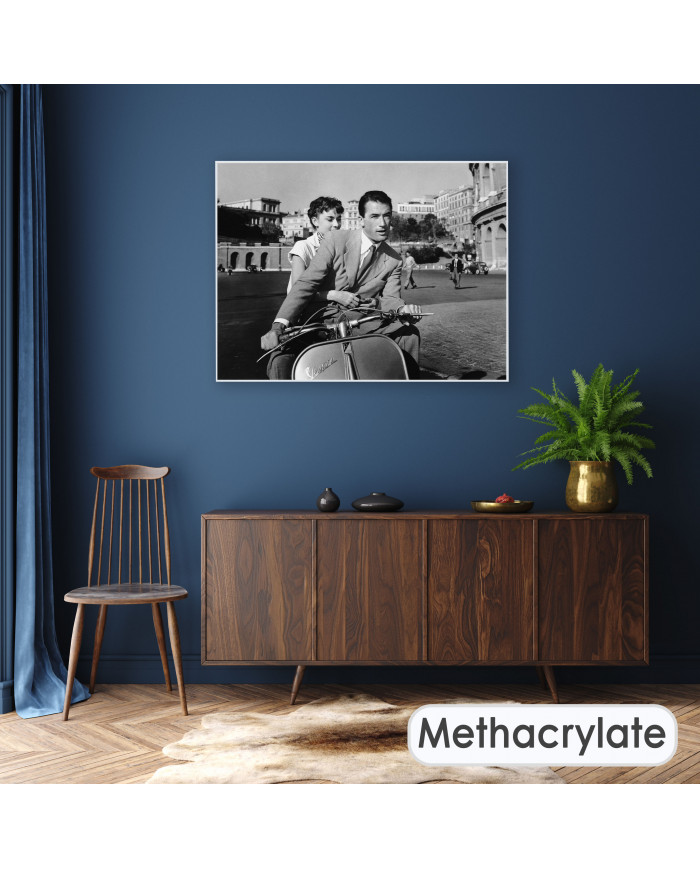 Gregory Peck y Audrey Hepburn en "Vacaciones en Roma", 1953