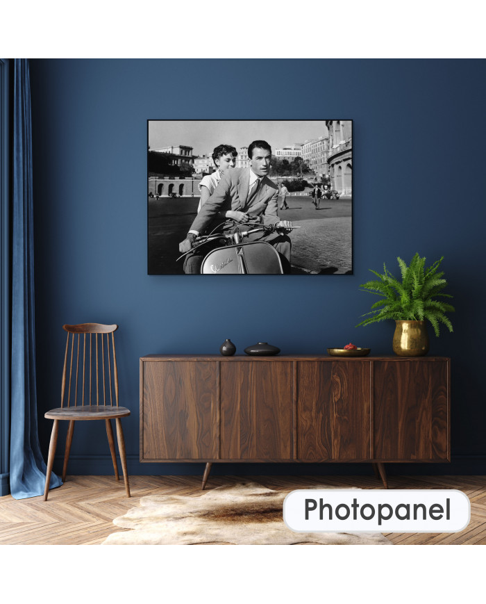 Gregory Peck y Audrey Hepburn en "Vacaciones en Roma", 1953