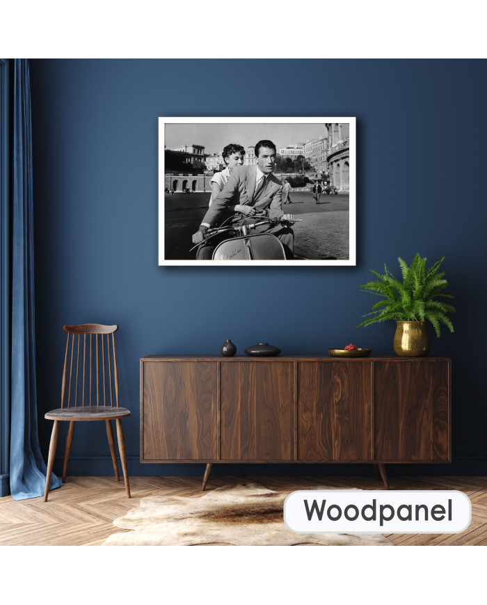 Gregory Peck y Audrey Hepburn en "Vacaciones en Roma", 1953