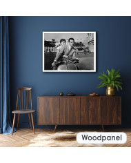 Gregory Peck y Audrey Hepburn en "Vacaciones en Roma", 1953