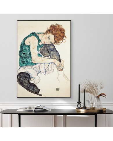 Egon Schiele, Seated Woman with Bent Knee, 1917 Egon Schiele, Seated Woman with Bent Knee, 1917