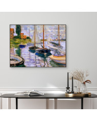 Claude Monet, Voiliers sur la Seine, 1874