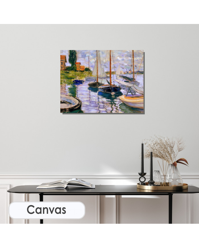 Claude Monet, Voiliers sur la Seine, 1874