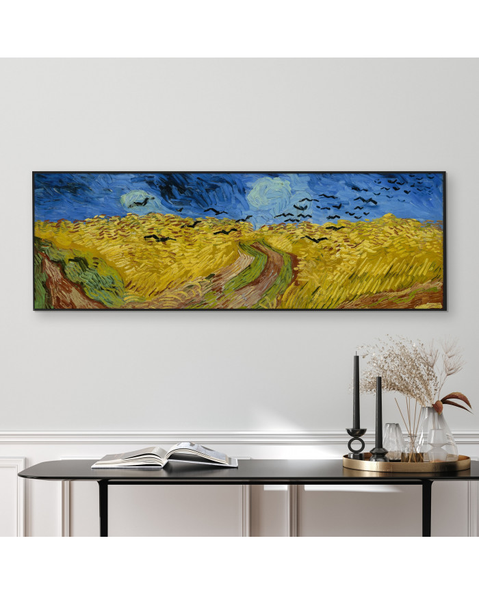 Vincent Van Gogh, Campo de trigo con cuervos, 1890