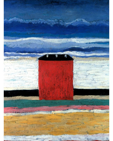 Kazimir Malevich, Casa Roja, 1900 Kazimir Malevich, Casa Roja, 1900