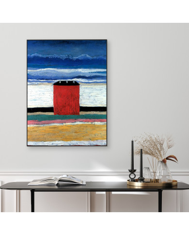 Kazimir Malevich, Casa Roja, 1900 Kazimir Malevich, Casa Roja, 1900