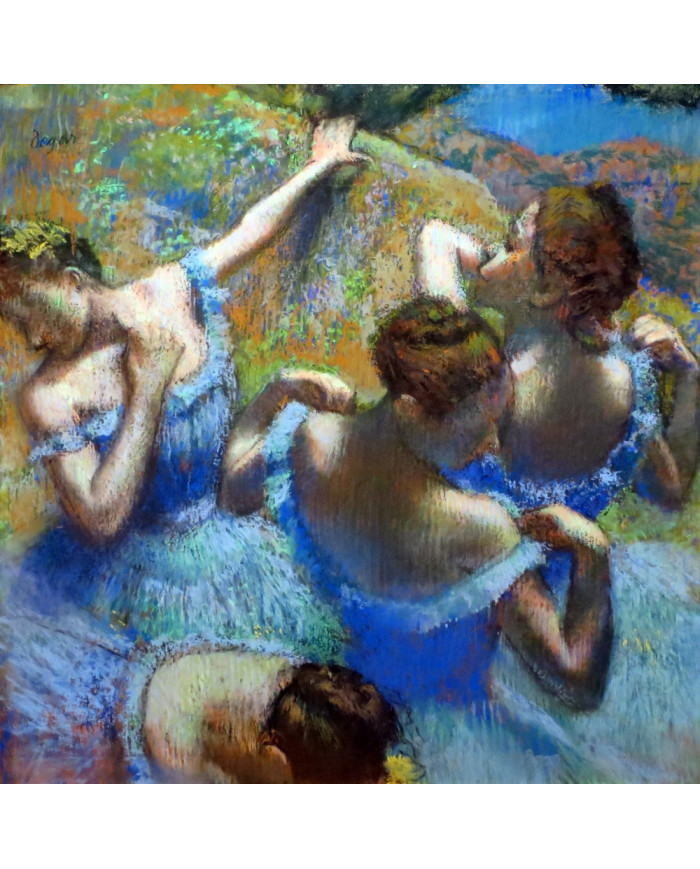 Edgar Degas, Blue Dancers, 1899