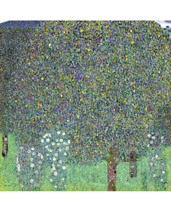 Gustav Klimt, Rosiers sous les arbres, 1905