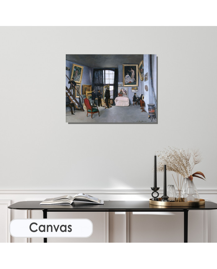 Frédéric Bazille, Bazille's Studio, 1870