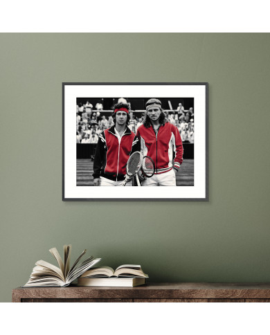 Final entre  Borg vs. McEnroe, wimbeldon 1978 Final entre  Borg vs. McEnroe, wimbeldon 1978