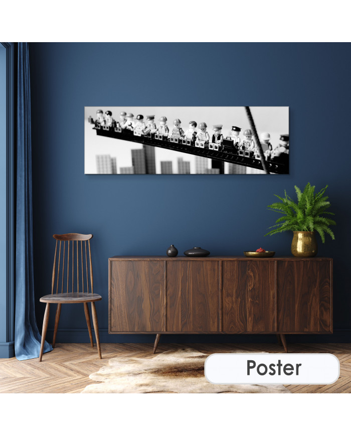 Trabajadores Lego de la construcción, Manhattan, Nueva York