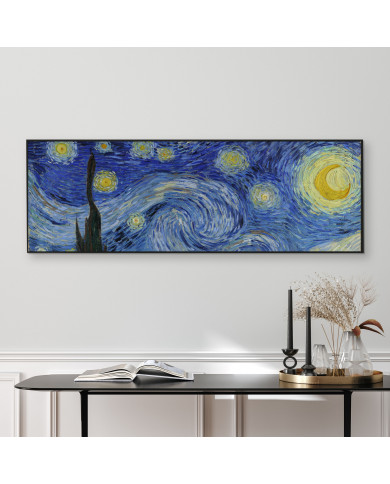 Vincent van Gogh, Detalle de La nuit étoilée Vincent van Gogh, Detalle de La nuit étoilée