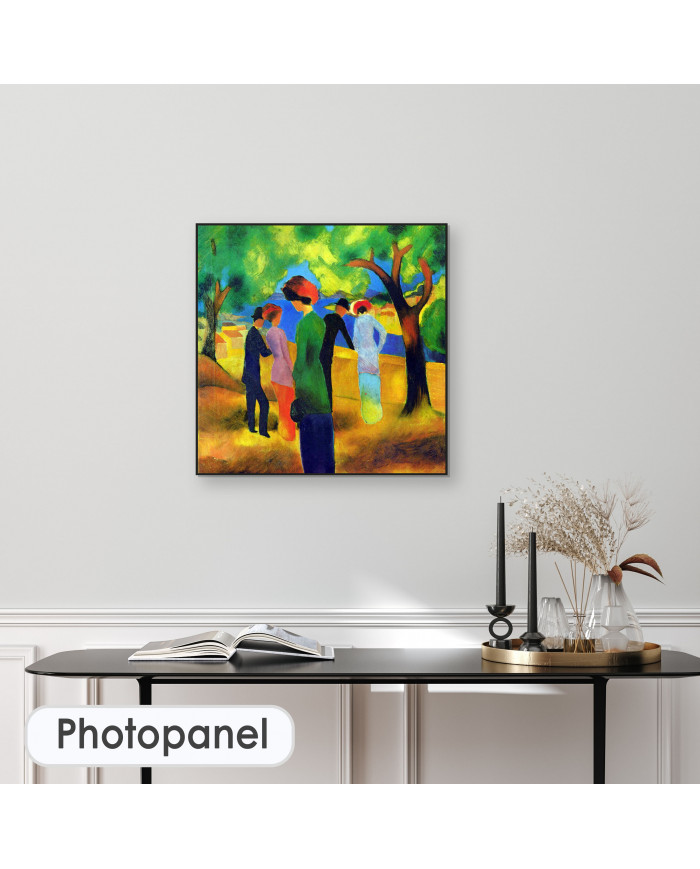 August Macke, Mujer con chaqueta verde