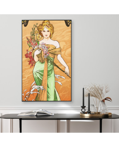 Alphonse Mucha, Printemps, 1900 Alphonse Mucha, Printemps, 1900