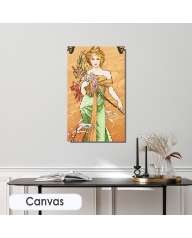 Alphonse Mucha, Printemps, 1900 Alphonse Mucha, Printemps, 1900
