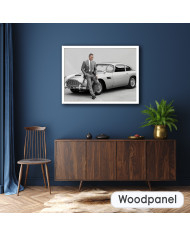 James Bond con su Aston Martin en Spectre 007, 2015