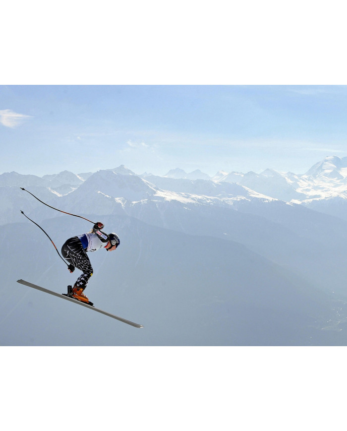 Lindsey Vonn, esquiadora con más triunfos en la Copa del mundo de esquí alpino (82 victorias)