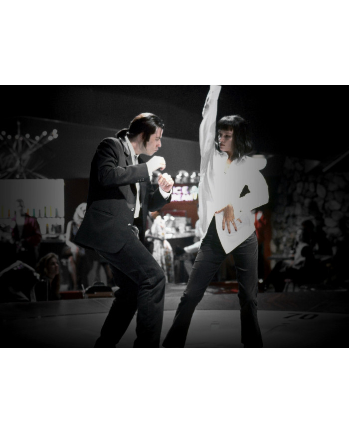 John Travolta y  Uma Thurman en Pulp Fiction, 1994