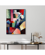 August Macke, Colored Composition of Forms, 1914