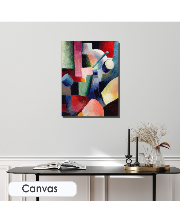 August Macke, Colored Composition of Forms, 1914