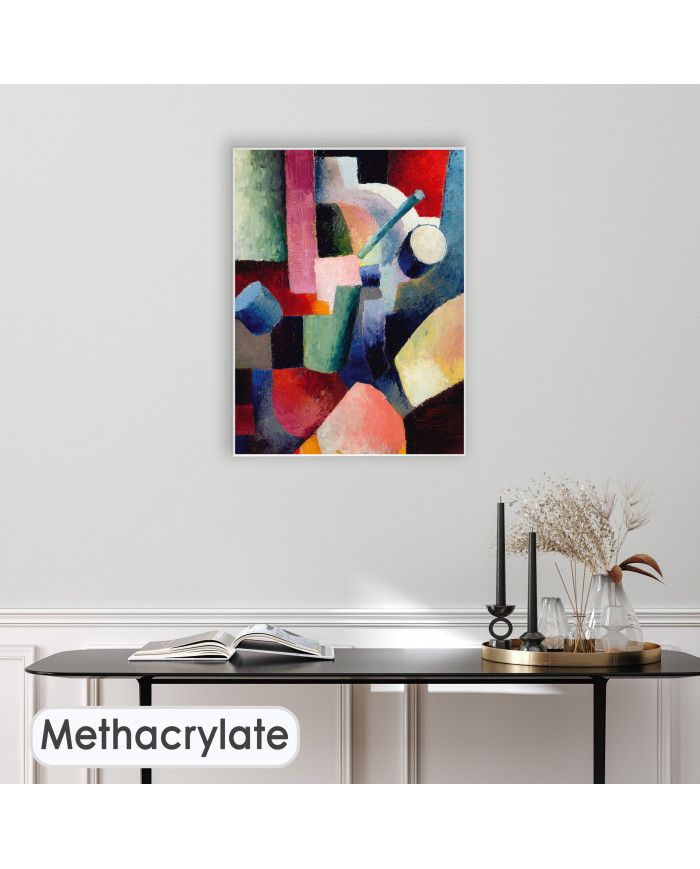 August Macke, Colored Composition of Forms, 1914