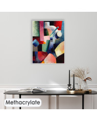 August Macke, Colored Composition of Forms, 1914