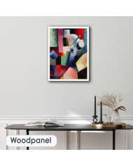 August Macke, Colored Composition of Forms, 1914