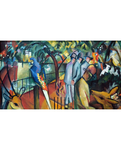 August Macke, Zoologischer Garten I. 1912 August Macke, Zoologischer Garten I. 1912