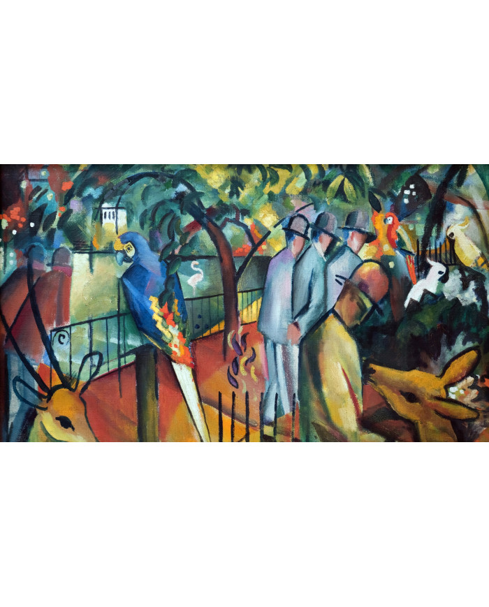 August Macke, Zoologischer Garten I. 1912