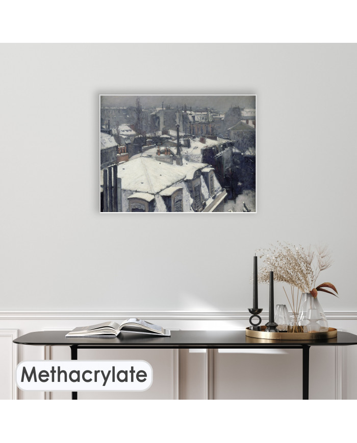 Gustave Caillebotte, Vue de toits (effet de neige), 1878