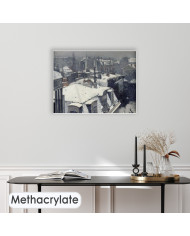 Gustave Caillebotte, Vue de toits (effet de neige), 1878